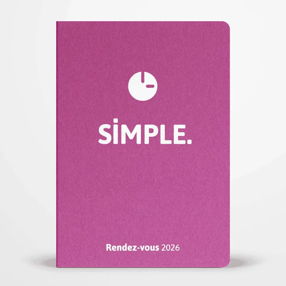 My365 SIMPLE Rendez-vous agenda semainier 2026 variations