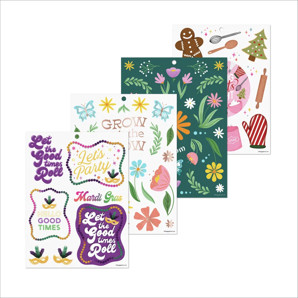 Happy Planner Seasons of Joy stickers large value pack 270 saison