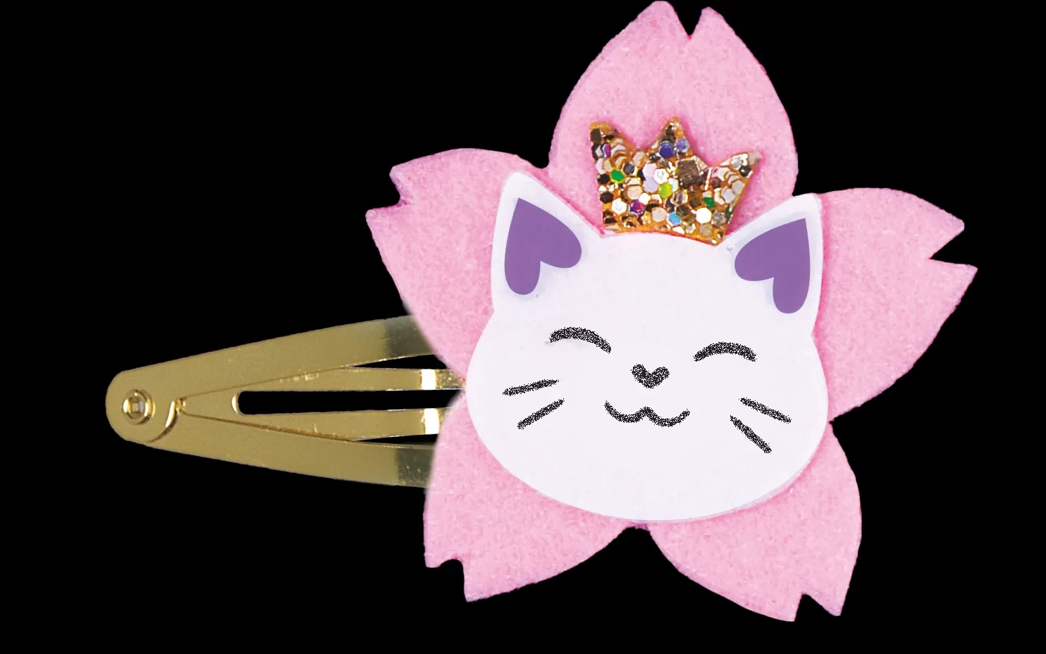 Miaou Mon semainier créatif coffret 7 barrettes chat