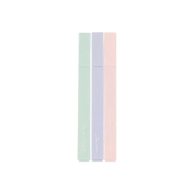 Happy Planner Screen Free Society surligneurs pastel x3