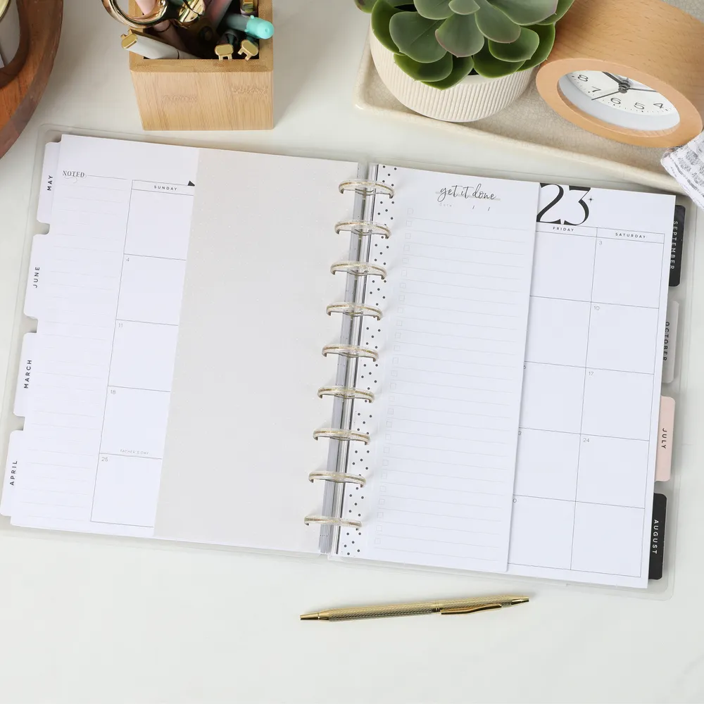 Happy Planner Feeling Dotty recharge papier Classic 40 feuilles ligné