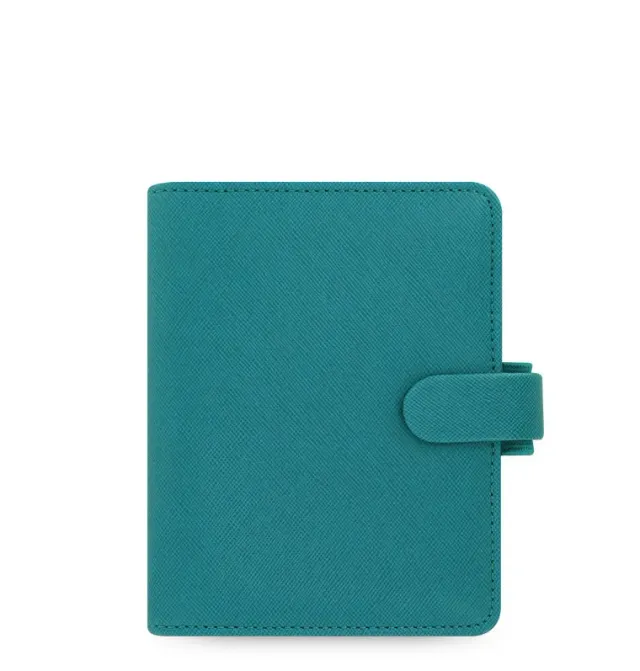 Filofax Saffiano Pocket organiseur à anneaux Aquamarine
