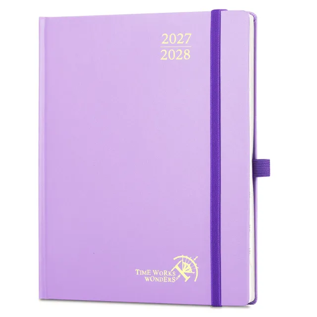 Poprun CEMHB5-27 agenda mensuel 2027 20x25cm violet