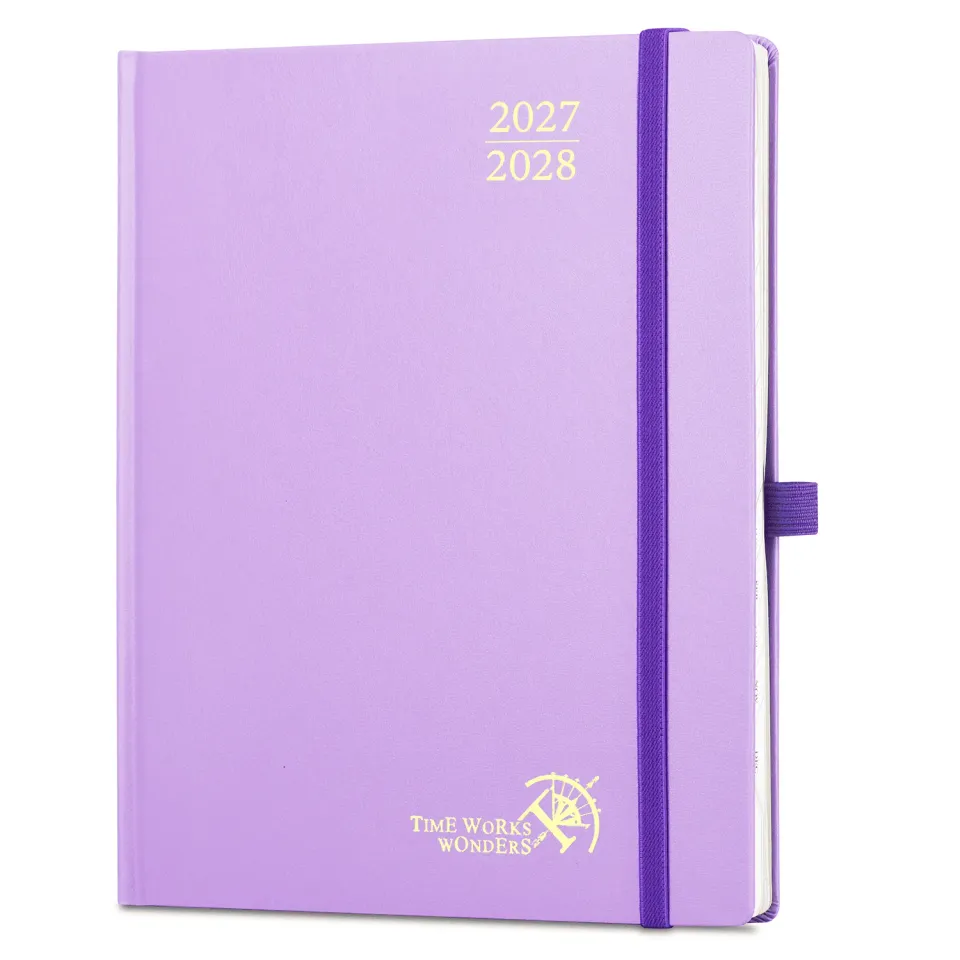 Poprun CEMHB5-27 agenda mensuel 2027 20x25cm violet