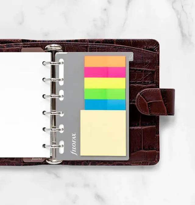 Filofax Classic mémo adhésif Pocket Small assortis