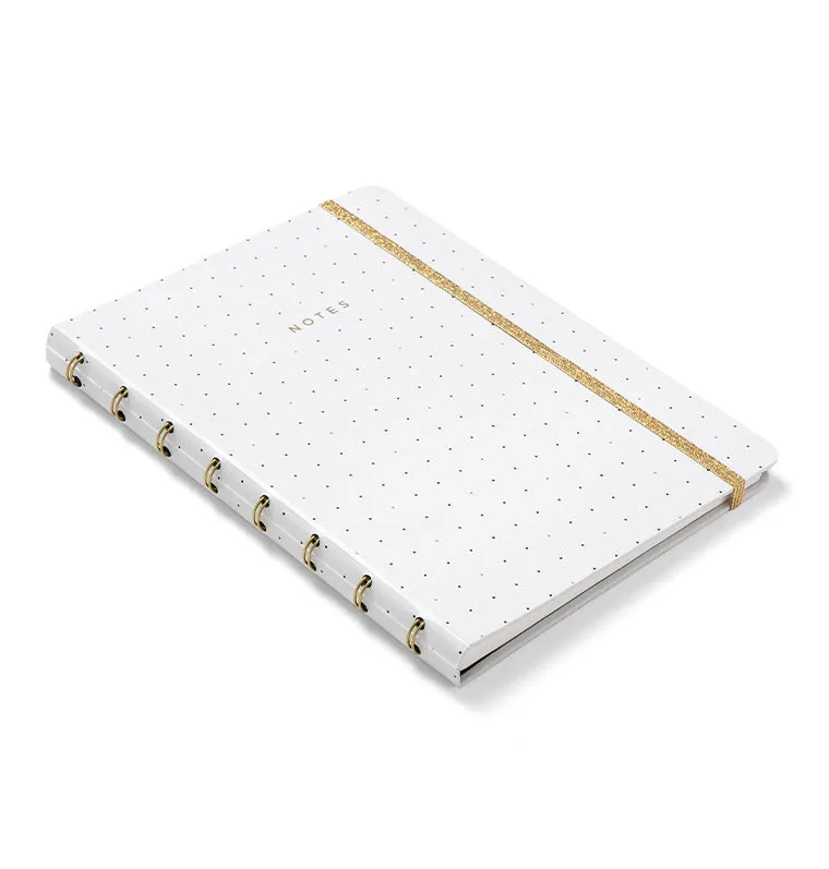 Filofax Moonlight carnet A5 Blanc spirale rechargeable