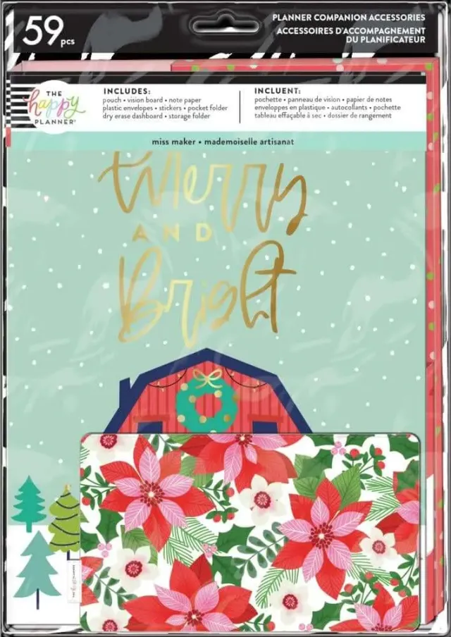 Happy Planner Christmas Classic kit compagnon accessoires Noël