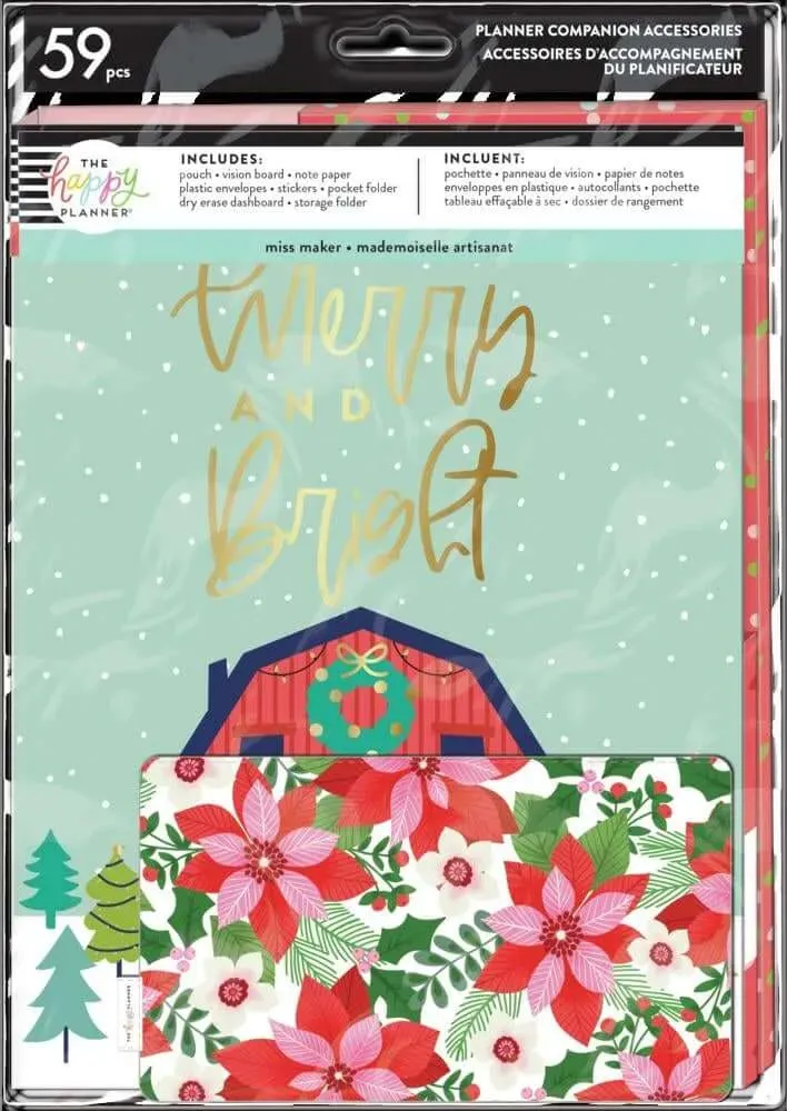 Happy Planner Christmas Classic kit compagnon accessoires Noël