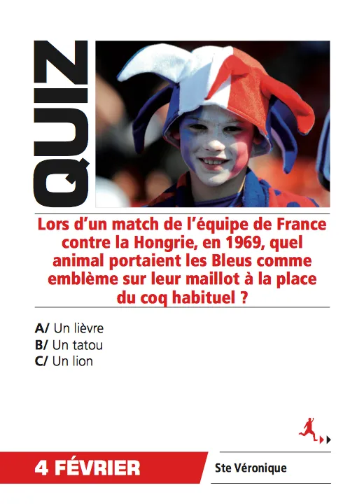L'Année à Bloc 365 jours foot calendrier quotidien