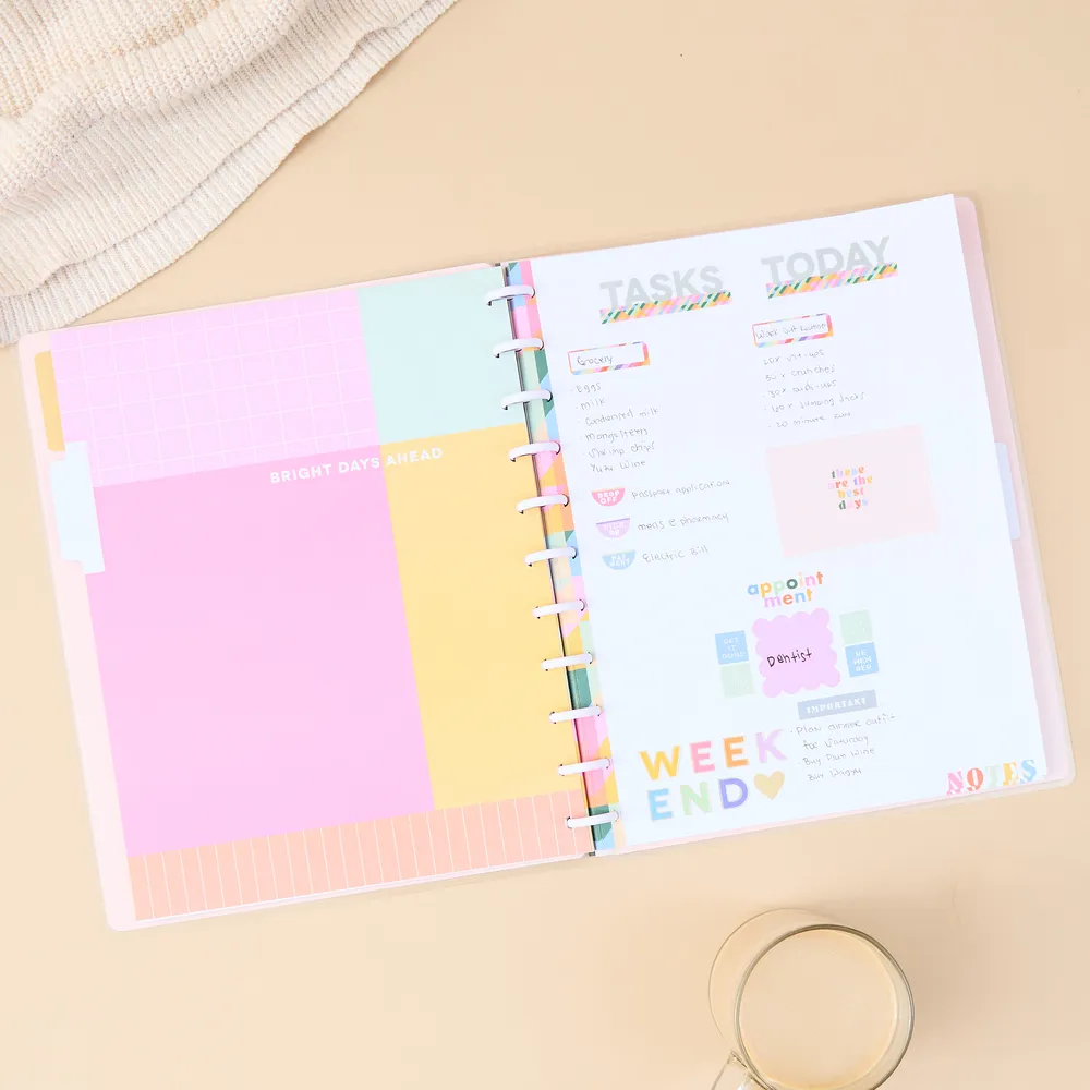 Happy Planner Building Blocks carnet big pointillé ligné 60 feuilles