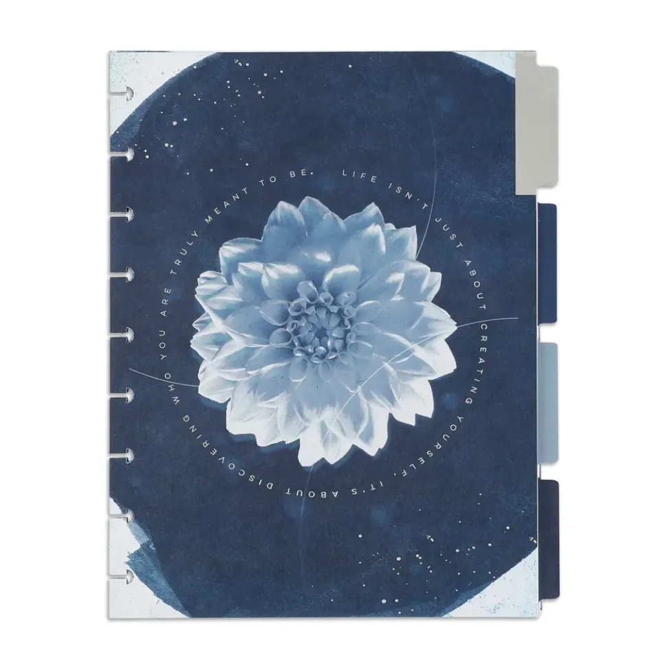 Happy Planner Cyanotype recharge agenda Classic 4 mois