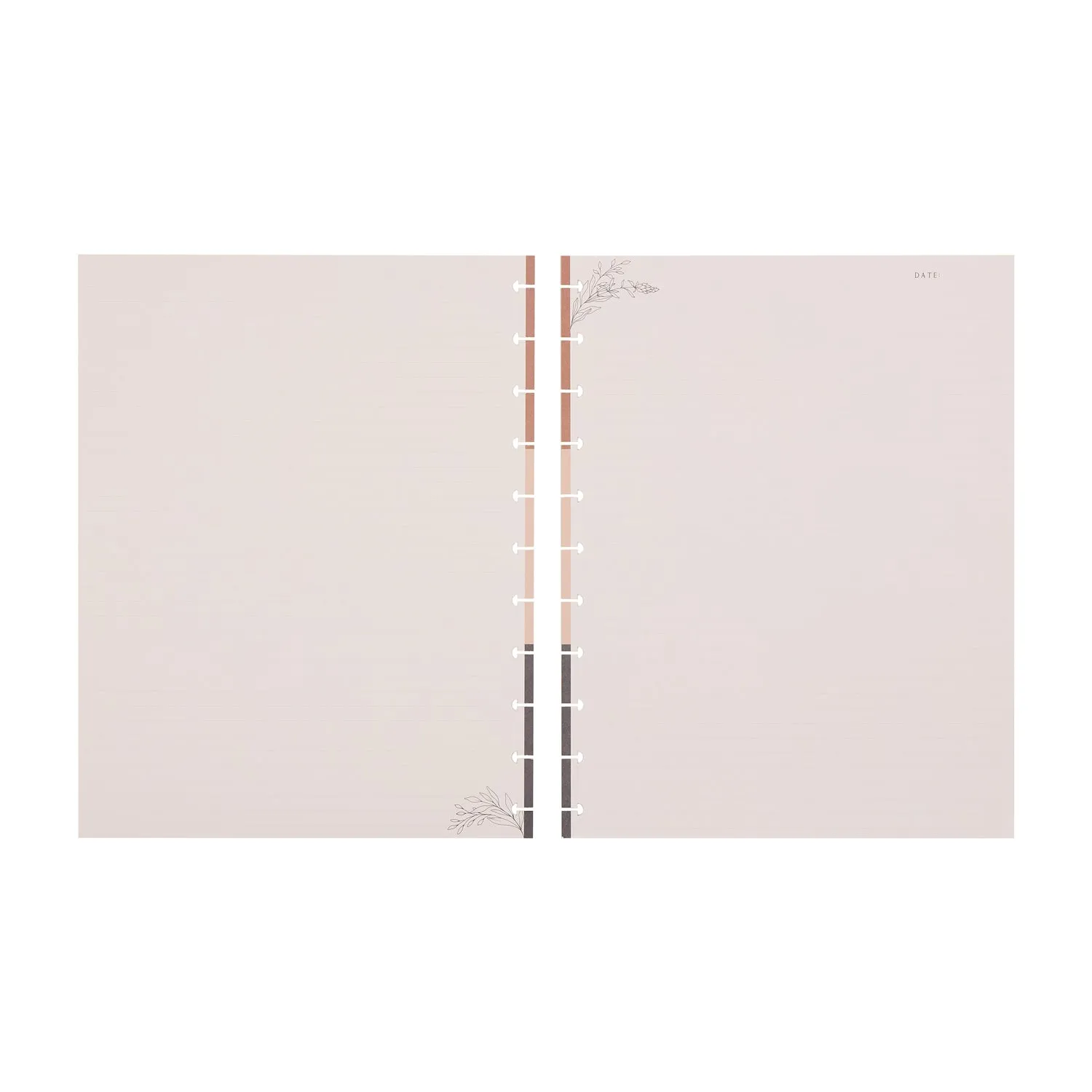 Happy Planner Modern Charm recharge big 40 feuilles pointillé