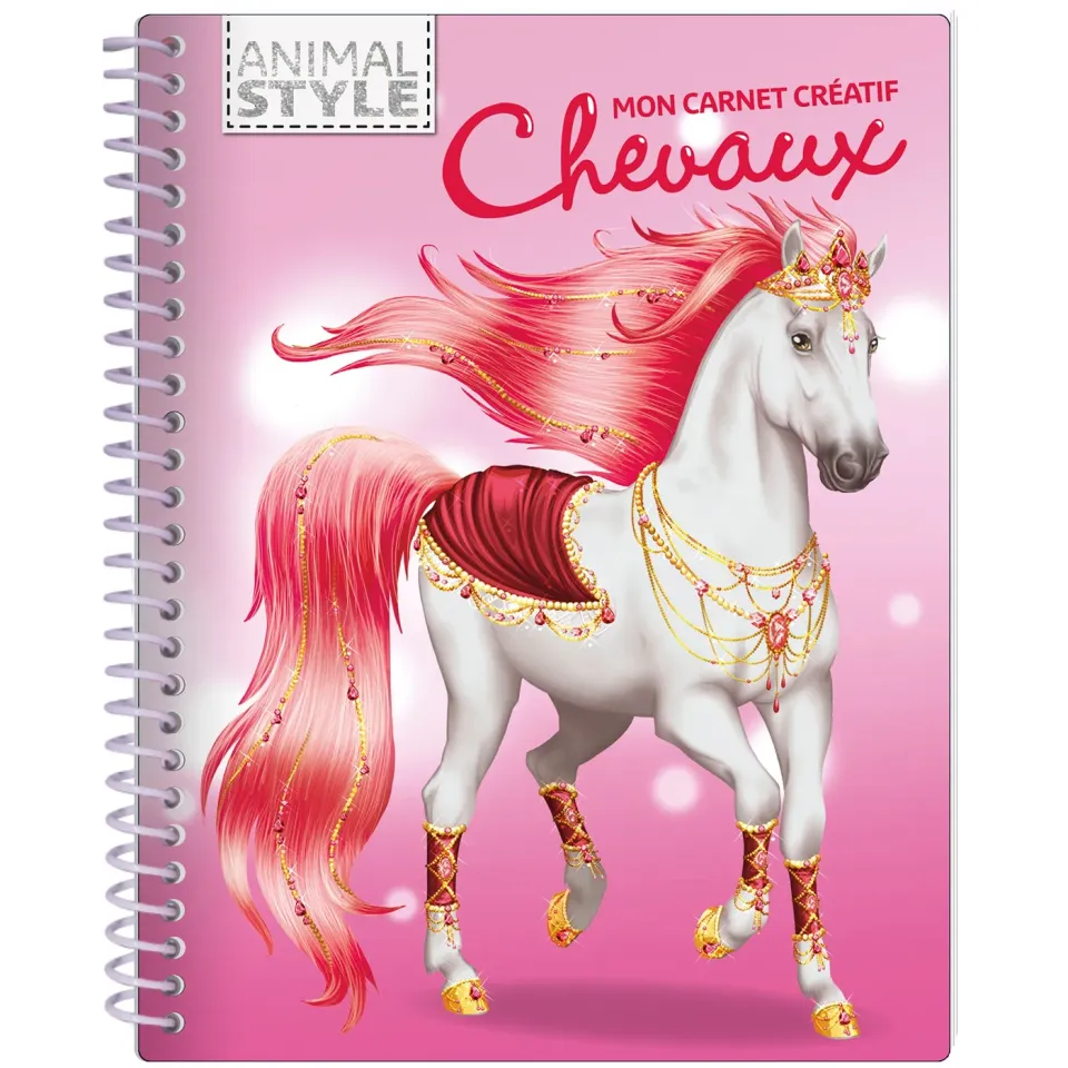 Animal style Mon carnet créatif Chevaux loisir