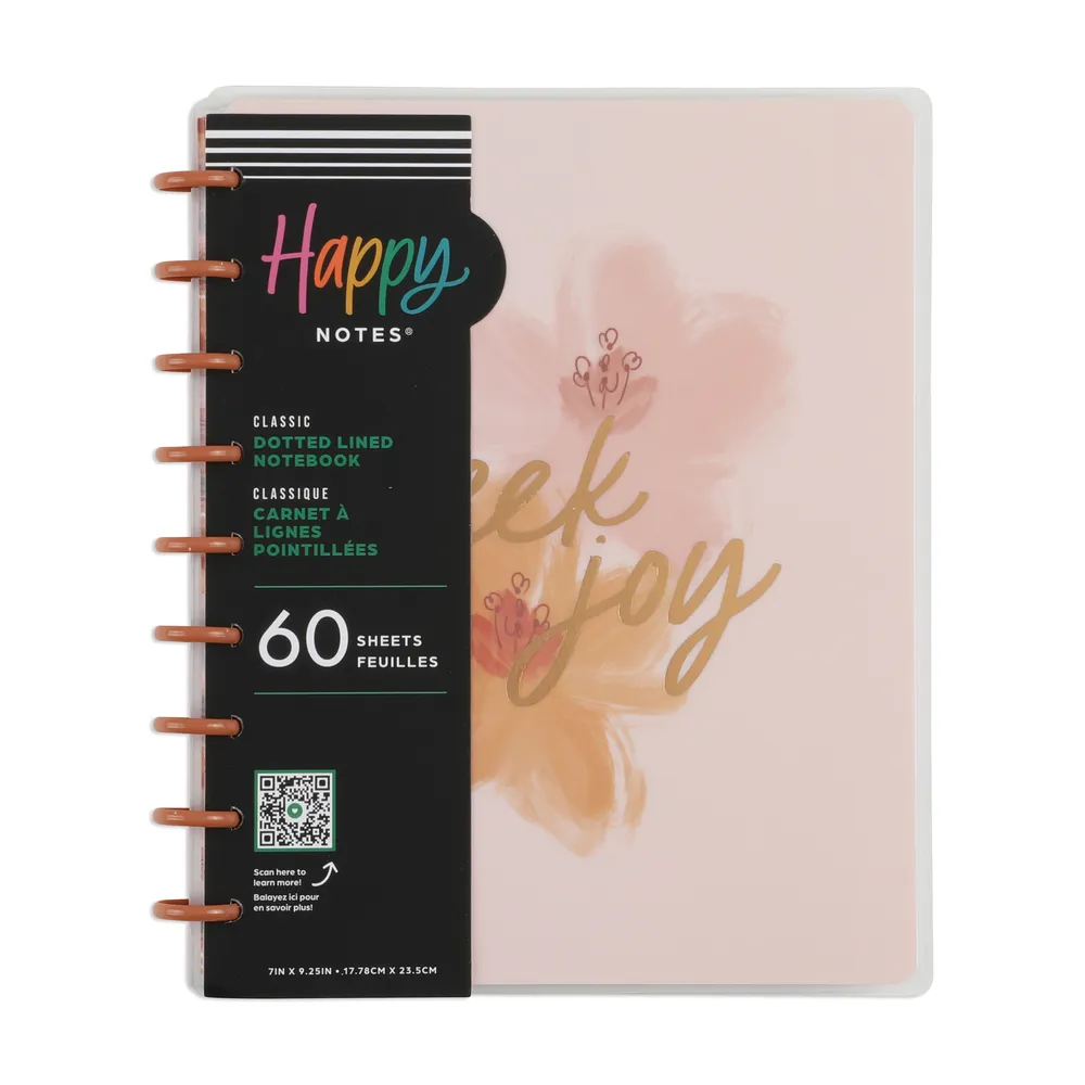 Happy Planner Softly Modern carnet Classic 60 feuilles pointillé ligné