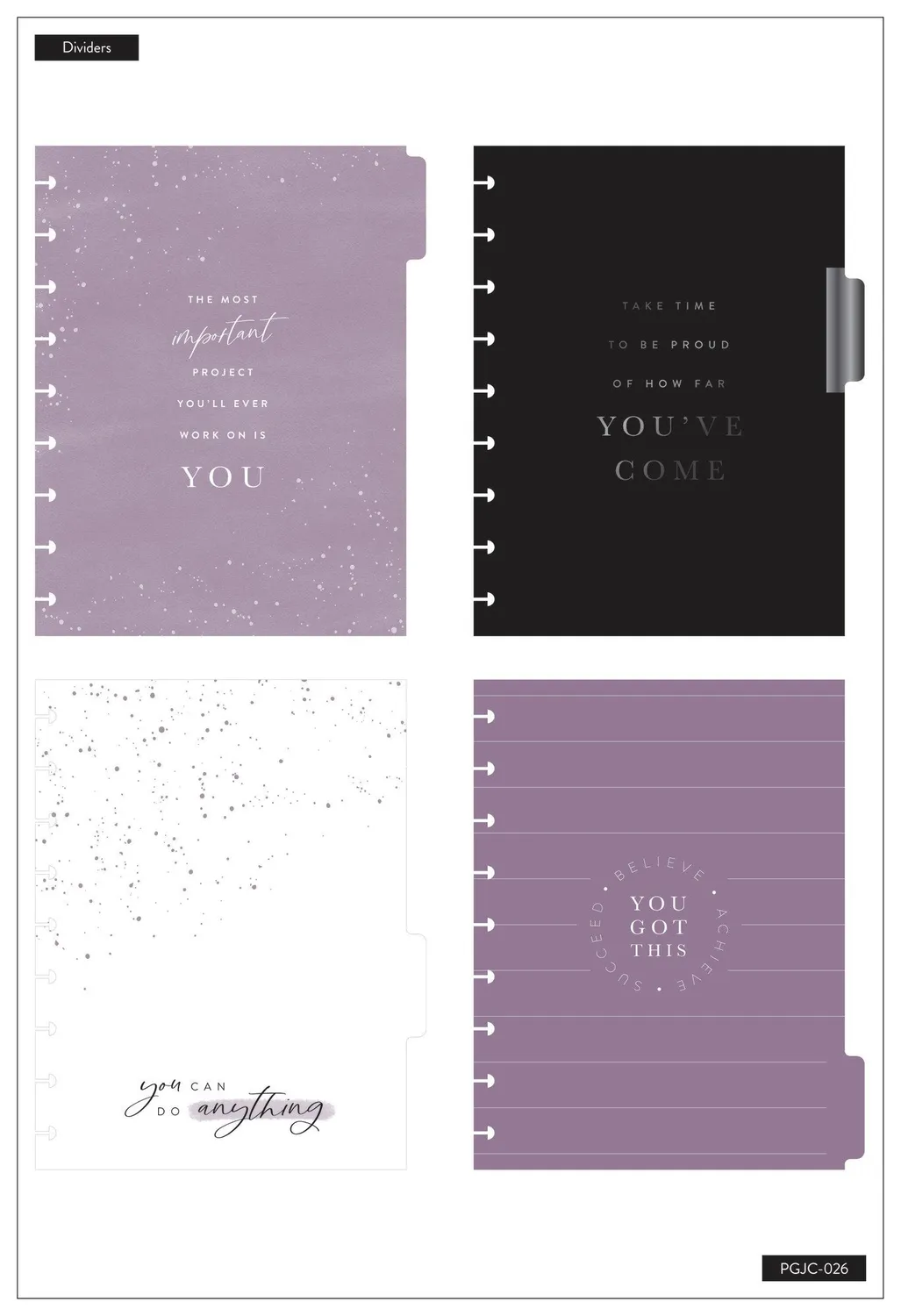 Happy Planner Girl With Goals journal guidé Classic objectifs