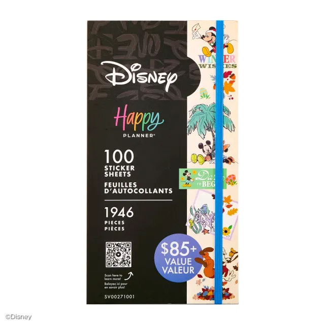 Happy Planner Disney Mickey stickers méga 100 feuilles