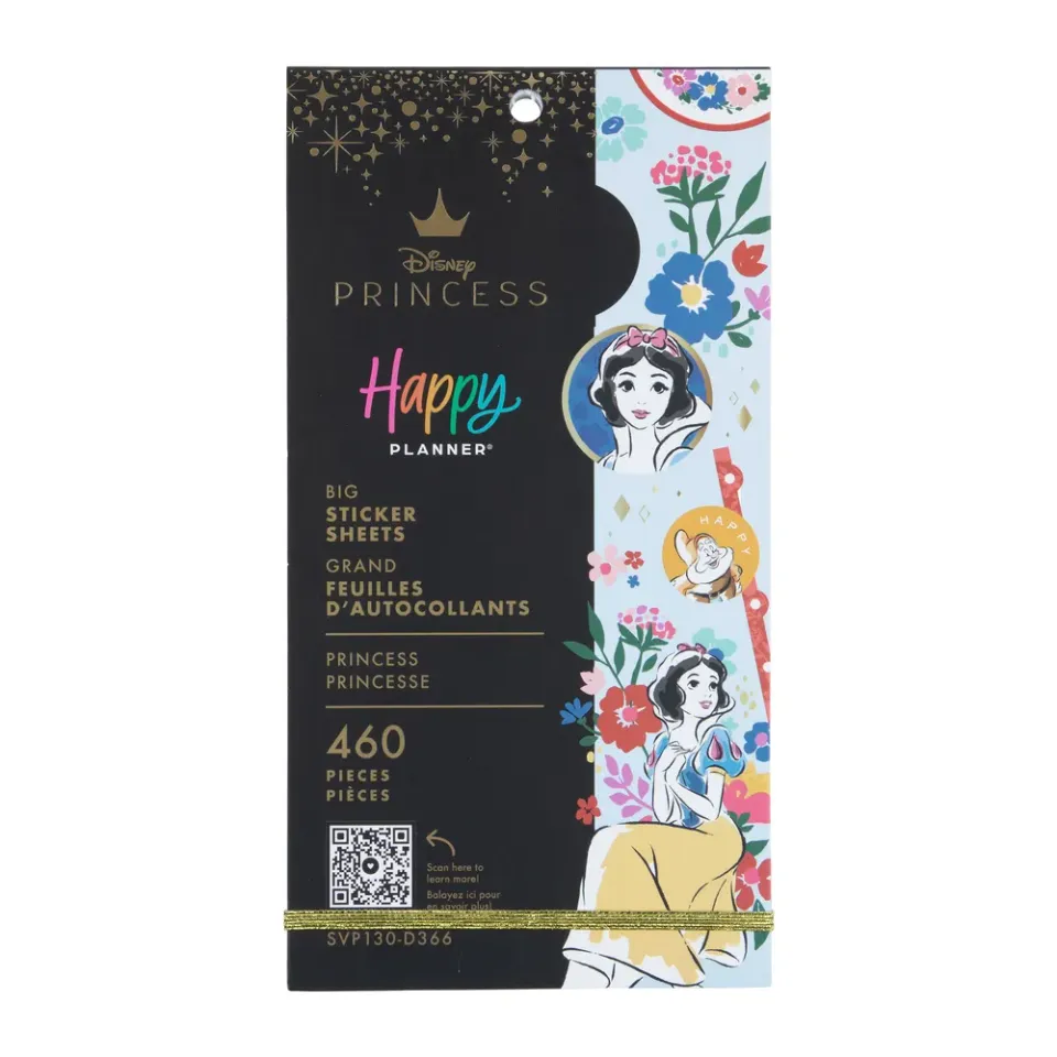 Happy Planner Disney Blanche-Neige stickers Big 460 autocollants