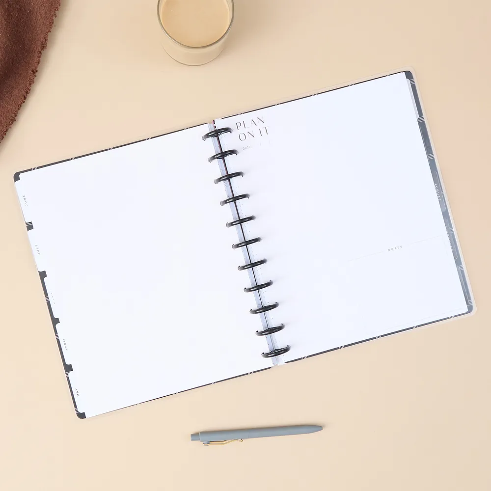Happy Planner Neutrals recharge pointillée lignée big 40 feuilles