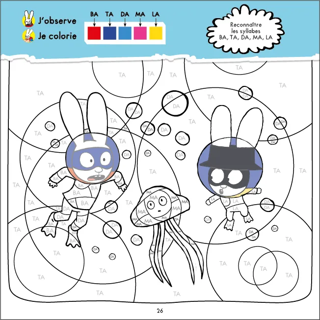 Frigobloc Les Incollables Mes coloriages magiques Simon lettres MS