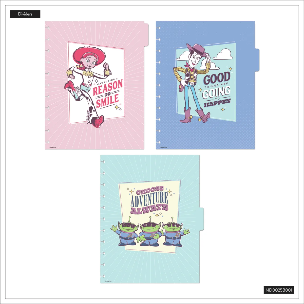 Happy Planner Toy Story 30 ans carnet Big pointillé ligné