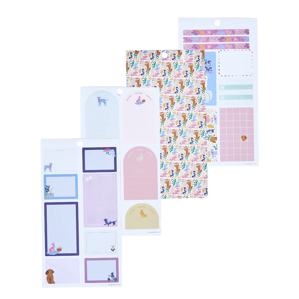 Happy Planner Playful Pups Big stickers chien 371 pièces