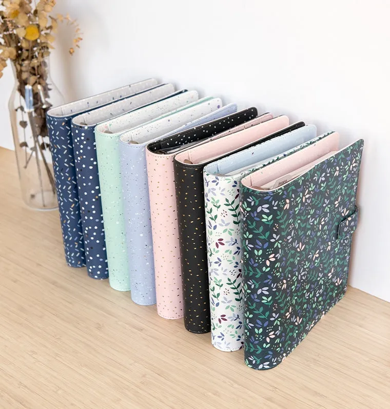 Filofax Garden organiseur A5 noir floral doré