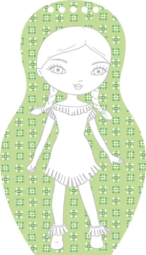 Minimiki Amy aux États-Unis carnet créatif stickers bracelet