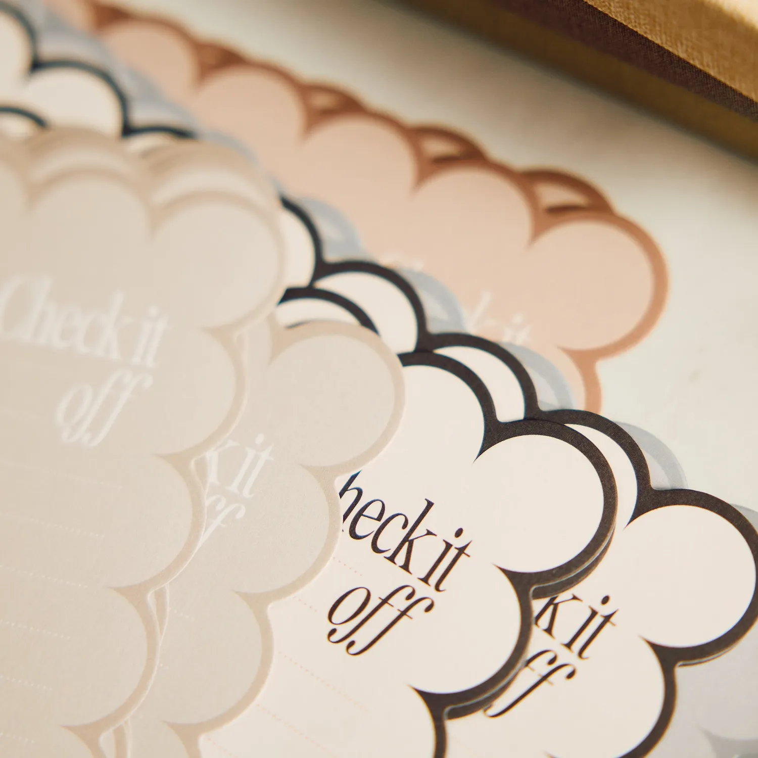 Happy Planner Haven Heart recharge Classic checklist festonnée 40 feuilles