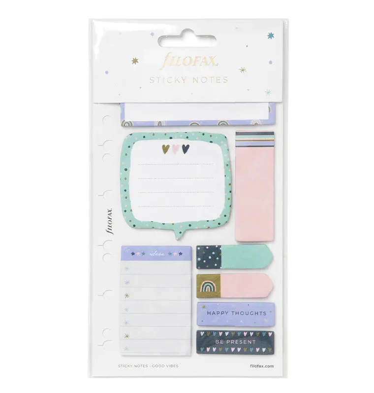 Filofax Good Vibes notes adhésives set A5 200 feuillets
