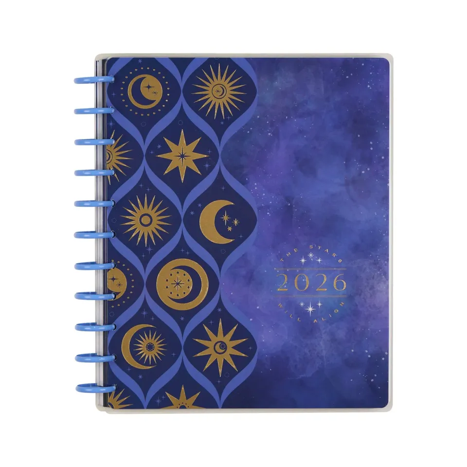 Happy Planner Star Signs 2026 agenda vertical Big 12 mois astrologie