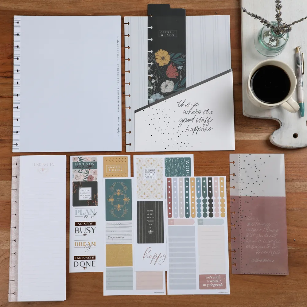 Happy Planner Homesteader pack accessoires Big 102 pièces