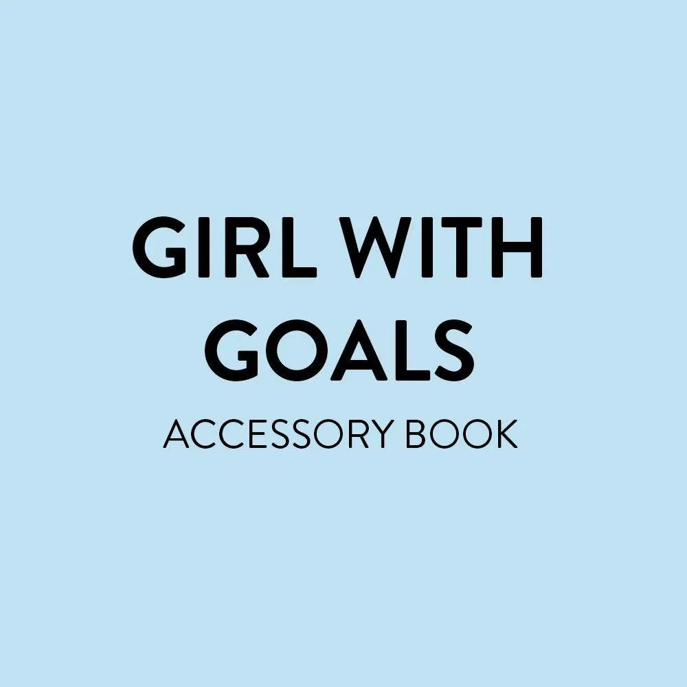 Happy Planner Girl With Goals carnet stickers + post-it violet