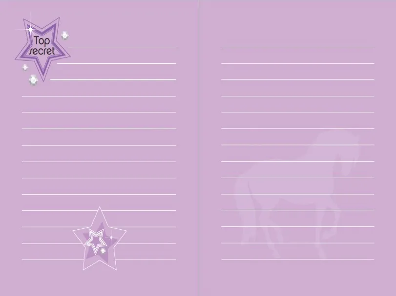 Animal Style Journal intime Cheval cadenas 75 pages paillettes
