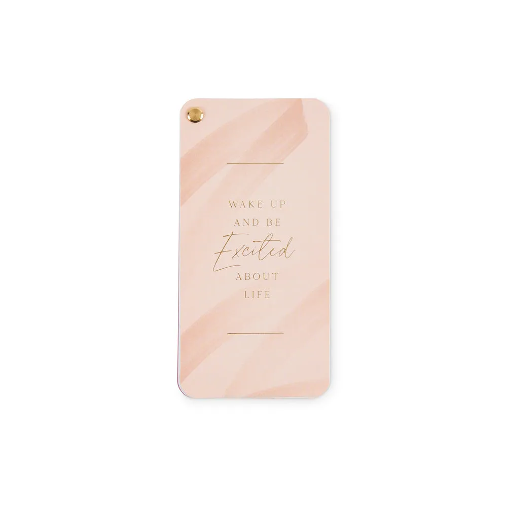 Happy Planner Work + Life Minimalist stickers éventail blush 16 feuilles