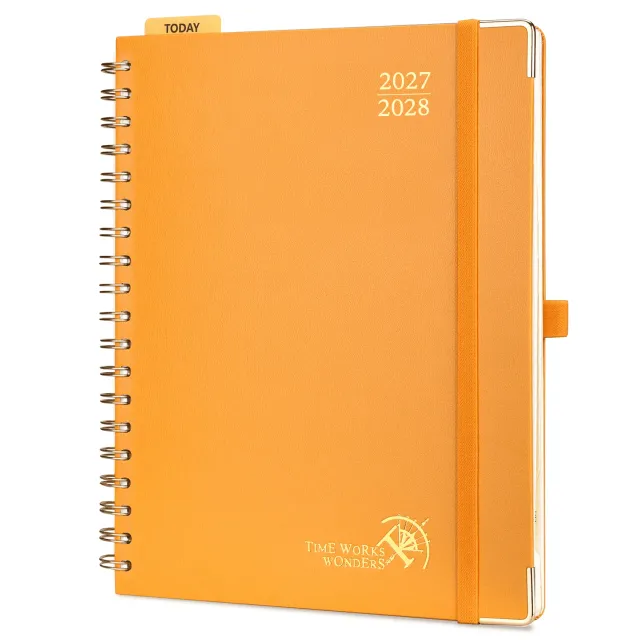 Poprun WEMHB5-27 agenda mensuel 2027 rigide 18 mois