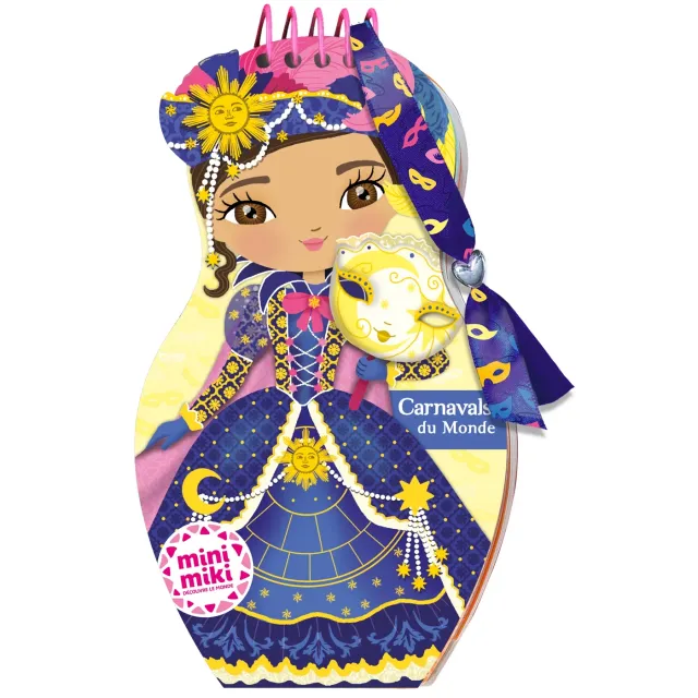 Minimiki carnet créatif Carnavals du monde stickers