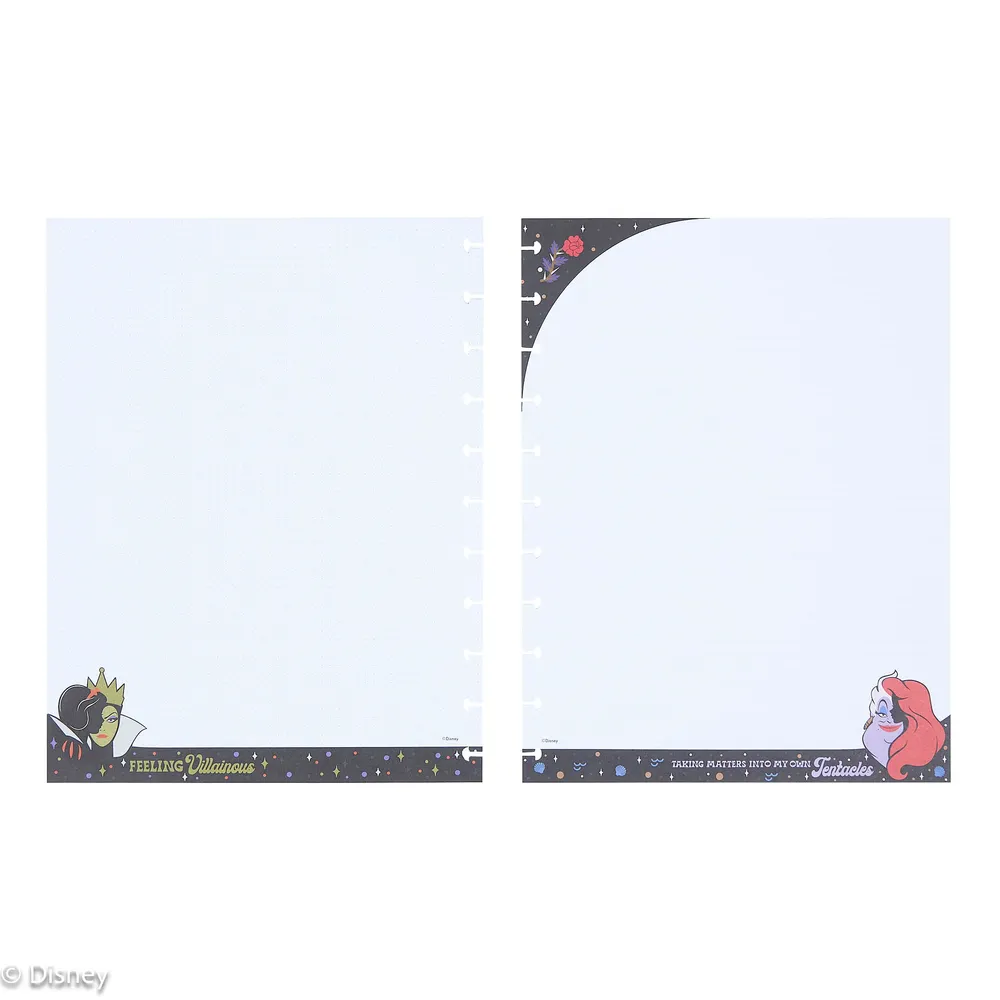 Happy Planner Disney Good vs Evil recharge papier Big 40 feuilles pointillé