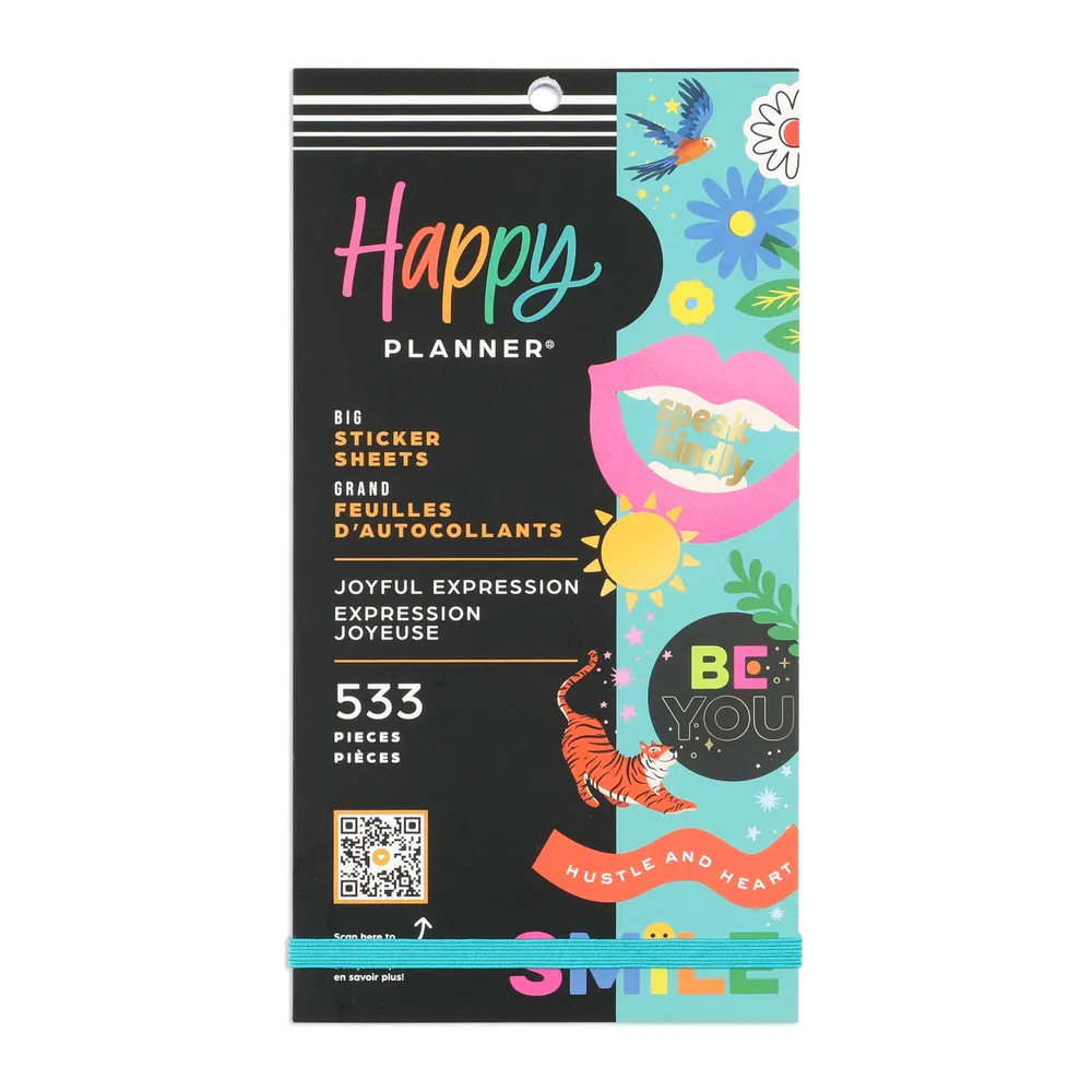 Happy Planner Joyful Expression stickers Big 530 couleur