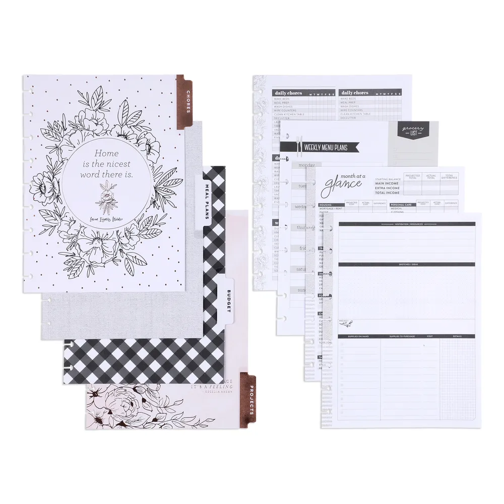 Happy Planner Home extension Classic maison famille
