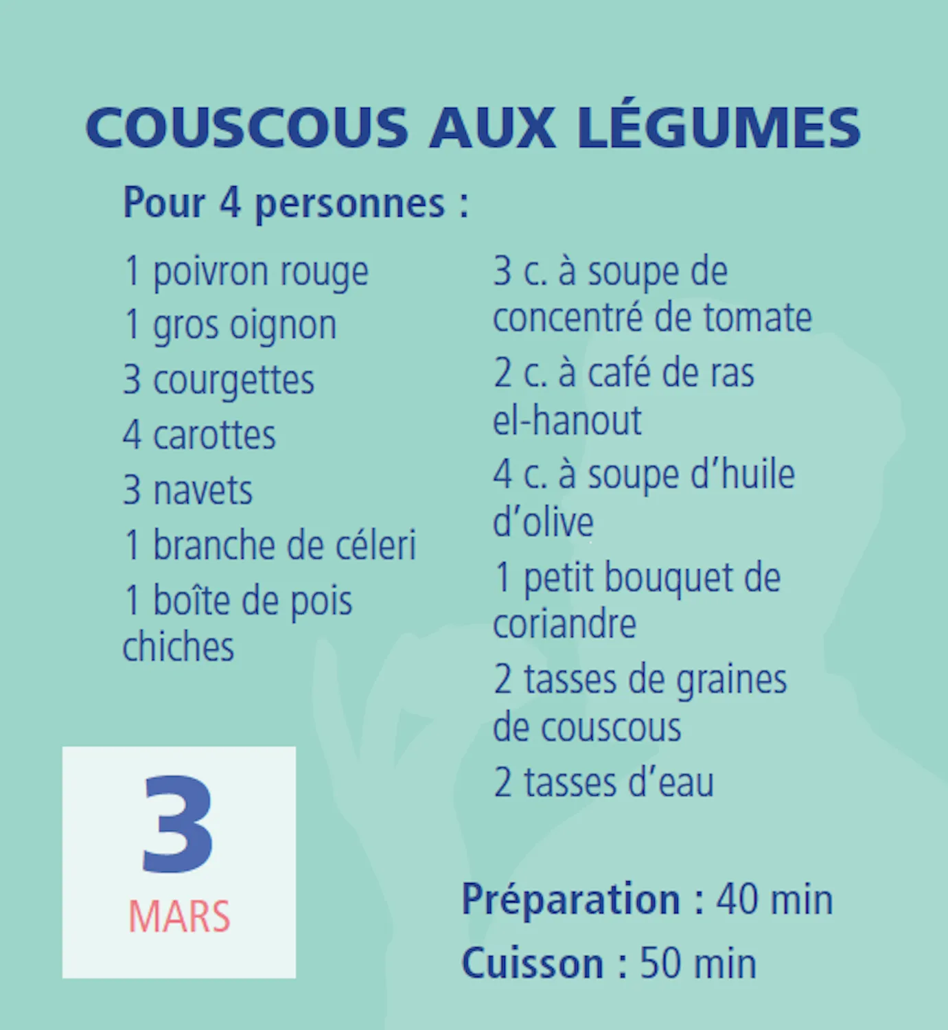 Mini calendrier 365 recettes préférées des Français cuisine