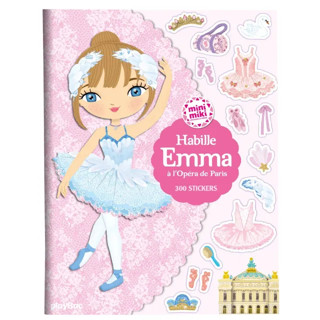 Frigobloc Minimiki Habille Emma à l'Opéra stickers 300 stickers ballet