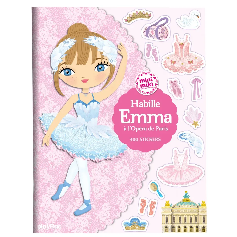 Frigobloc Minimiki Habille Emma à l'Opéra stickers 300 stickers ballet