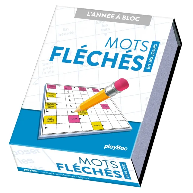 Frigobloc Mots fléchés 365 jours calendrier à bloc