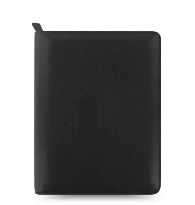 Filofax Metropol A5 organiseur zippé noir simili cuir