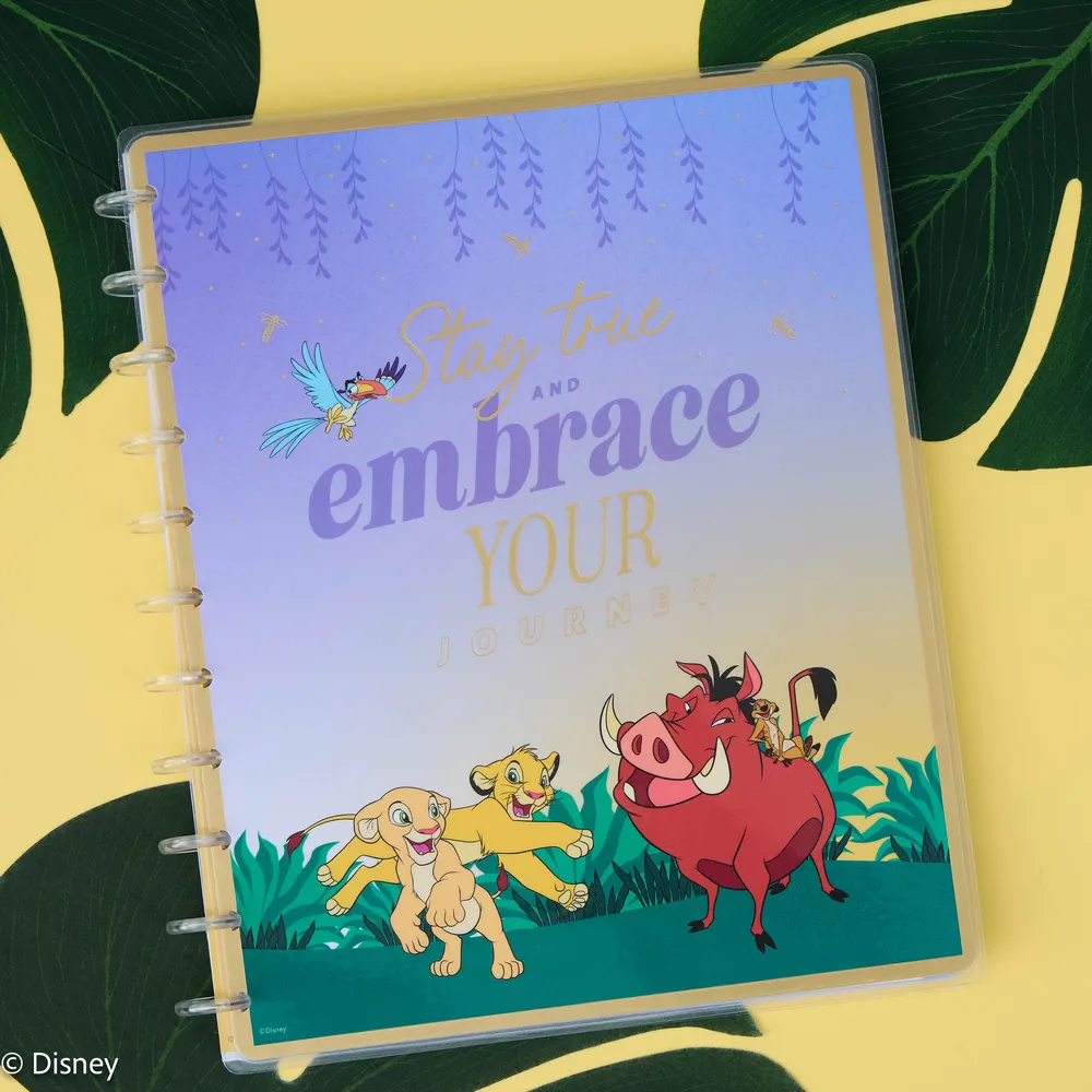 Happy Planner Disney Roi Lion Embrace Your Wild carnet Big pointillé