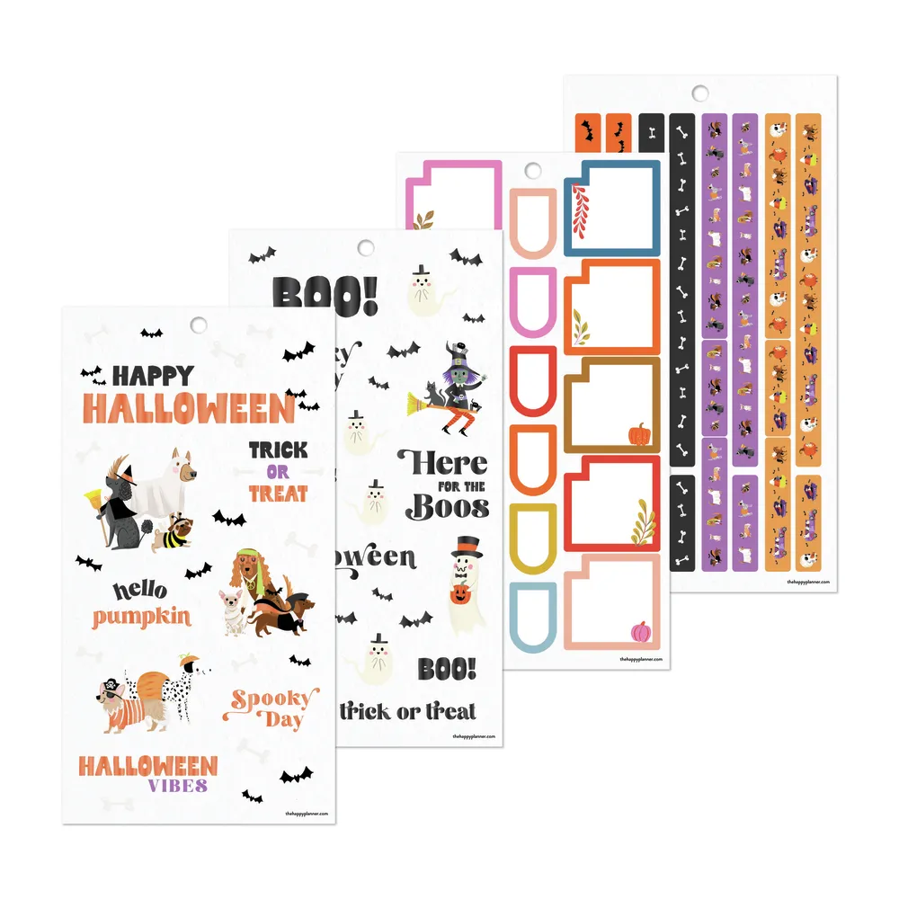 Happy Planner Autumn Accents stickers Classic 30 feuilles automne
