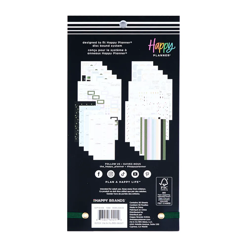 Happy Planner Value Pack Mauve & Moss stickers 799 motifs foil