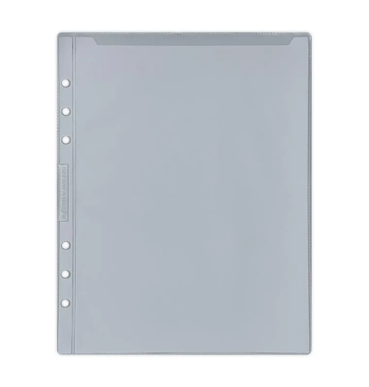 Filofax pochette transparente A5 ouverture haute