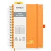 Poprun WH145L carnet ligné spirale orange papier épais