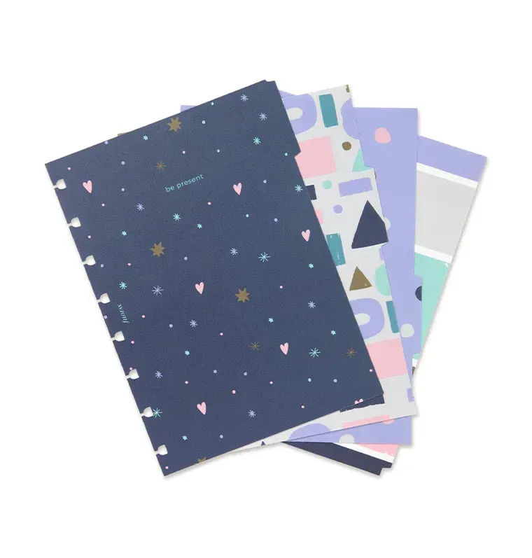 Filofax Good Vibes Notebook A5 intercalaires lot 6 plastique